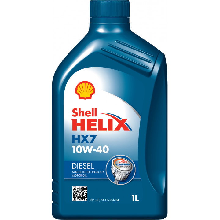 Масло моторное Shell Helix Diesel HX7 10W-40, 1 л