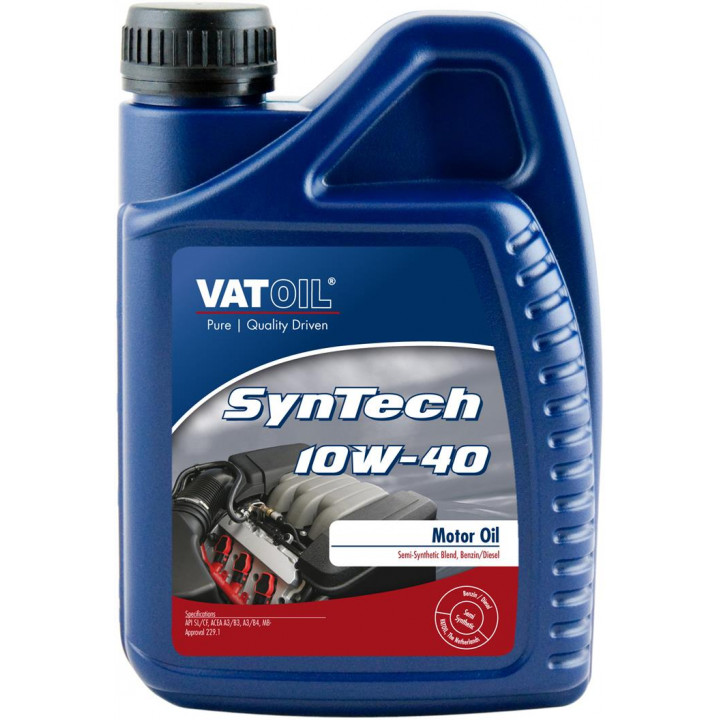 Масло моторное Vatoil SynTech 10W-40, 1 л