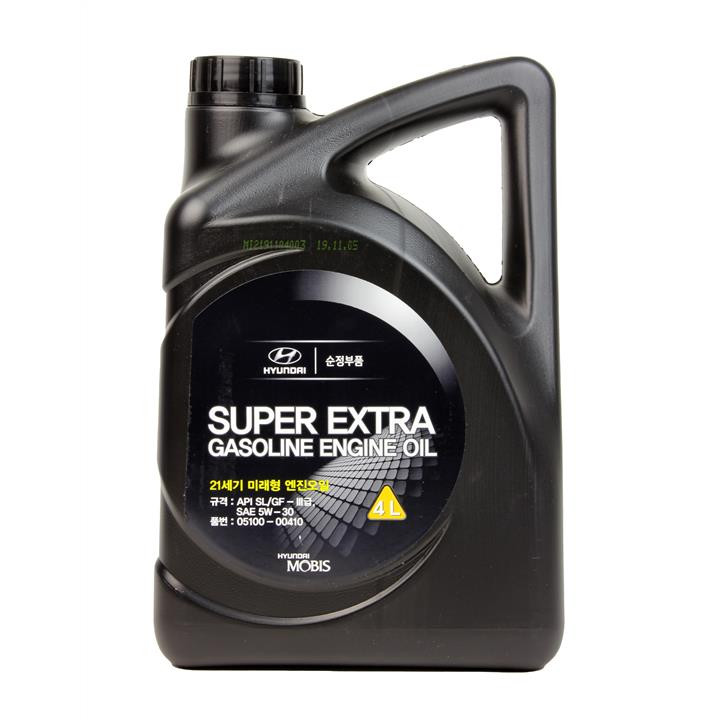 Масло моторное Hyundai/Kia Super Extra Gasoline 5W-30, 4 л