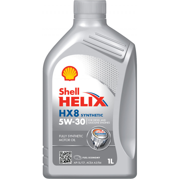 Масло моторное Shell Helix HX8 Synthetic 5W-30, 1 л