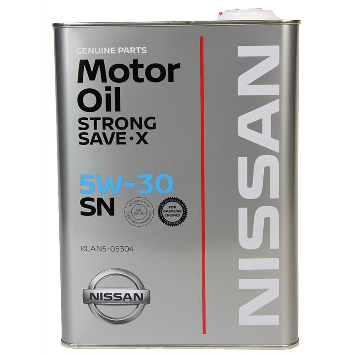 Масло моторное Nissan Strong Save-X 5W-30, 4 л
