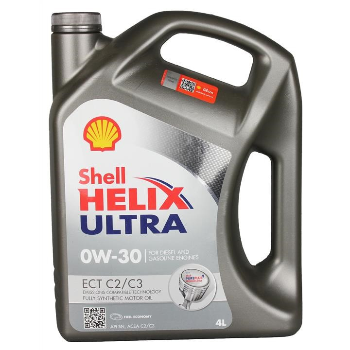 Масло моторное Shell Helix Ultra ECT C2/C3 0W-30, 4 л