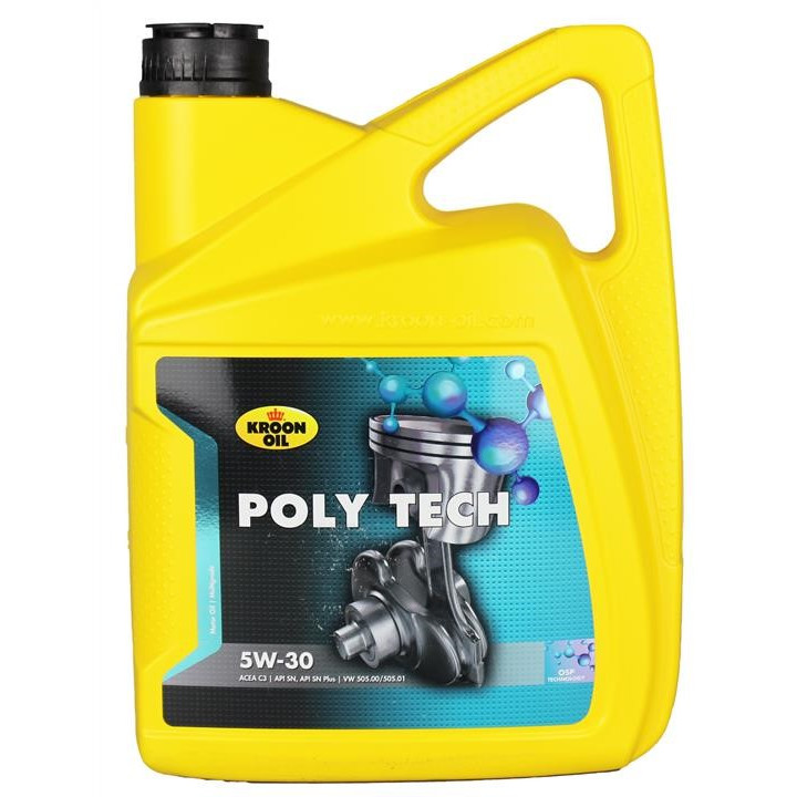 Масло моторное Kroon-Oil Poly Tech 5W-30, 5 л